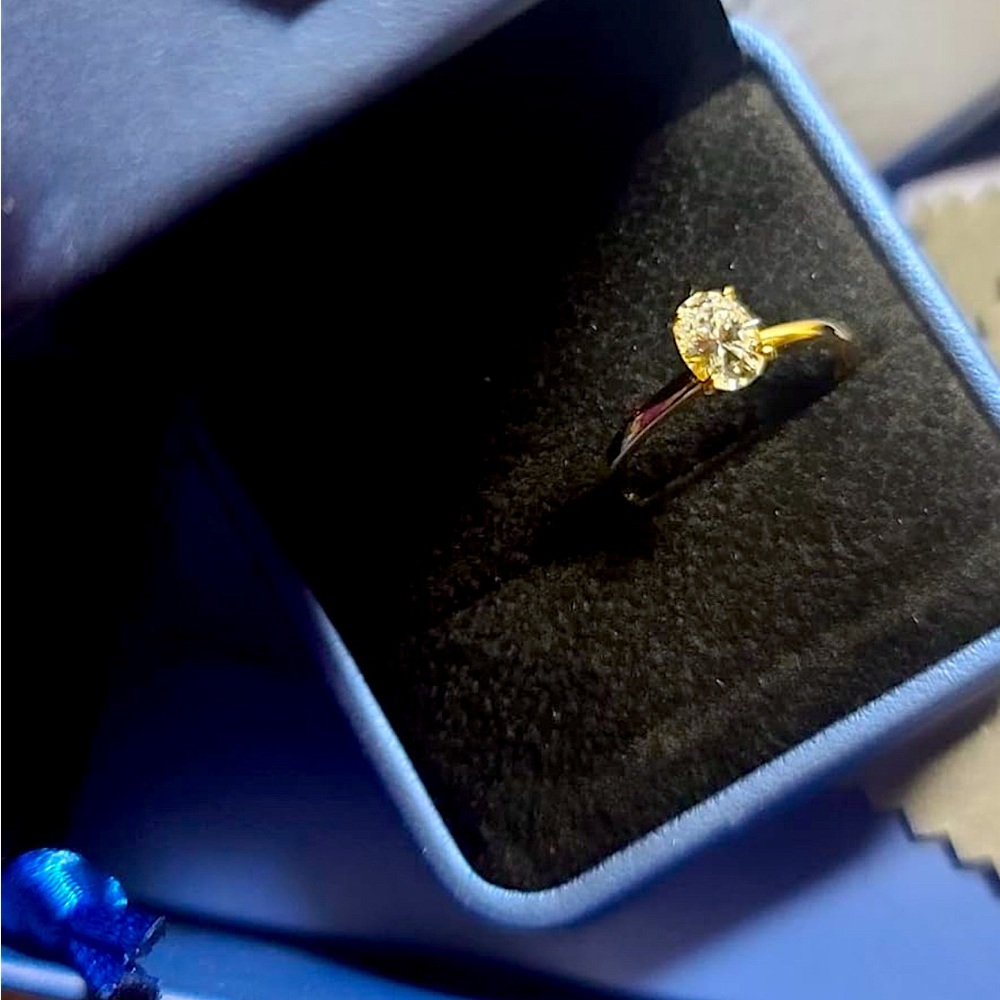 Oval 1ct Lab Grown Diamond  Band